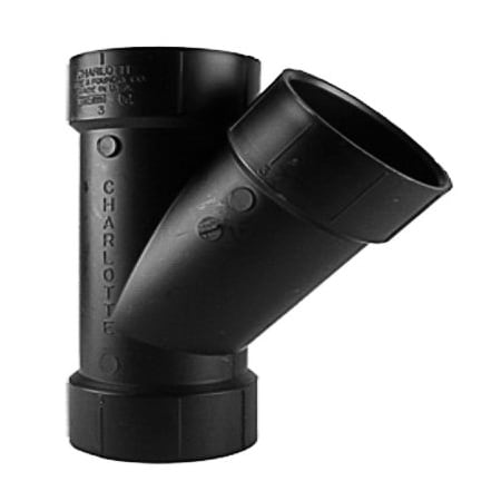 Charlotte Pipe And Foundry 3 HxHxH Wye ABS 00600 1000HA